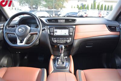 2017 Nissan Rogue SL  AWD 4dr Crossover! Back-Up Camera w/ Bird's Eye View! GPS Nav! Voice Activated Bluetooth! Sport & Eco Mode! Heated Leather Seats! Pano-Sunroof! Power Liftgate! Roof Rails! - Photo 13 - Portland, OR 97266