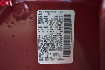 2017 Nissan Rogue SL AWD 4dr Crossover! Back-Up Camera w/ Bird's Eye View! GPS Nav! Voice Activated Bluetooth! Sport & Eco Mode! Heated Leather Seats! Pano-Sunroof! Power Liftgate! Roof Rails! - Photo 35 - Portland, OR 97266