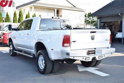 2018 RAM 3500 Laramie  4x4 Laramie 4dr Mega Cab 6.3 ft. SB DRW Pickup! Bluetooth! Front&Back Heated Seats! Leather Seats & Interior! Ranch Hand steel Front & Rear Bumper! Remote Engine Start! Back-Up Cam!