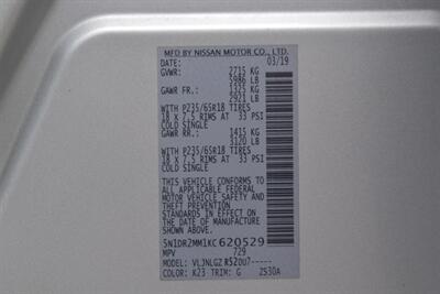 2019 Nissan Pathfinder SL  4X4 4dr SUV! 3rd Row Seats! Back Up Camera! Blind Spot Monitor! Bluetooth! Navigation! Heated Leather Seats! Heated Steering Wheel! Powered Liftgate! Selectable 4WD with 2WD / Auto / Lock Modes! - Photo 36 - Portland, OR 97266