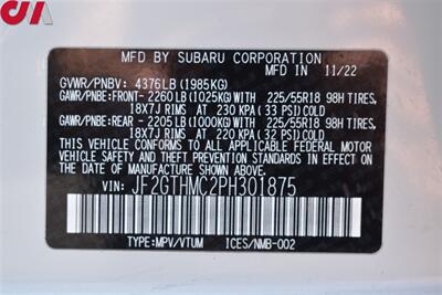 2023 Subaru Crosstrek Limited  AWD 4dr Crossover! EyeSight Assist Tech! X-Mode! SI-Drive! Back Up Camera! Blind Spot Monitor! Apple CarPlay! Android Auto! Heated Leather Seats! Sunroof! - Photo 32 - Portland, OR 97266