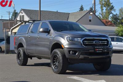 2019 Ford Ranger Lariat  4x4 XL 4dr SuperCrew 5.1 ft. SB! Back-Up Camera! Park Assist! Voice Activated Bluetooth! 4H & 4L! Tow Mode! Heated Leather Seats! LEER Truck Cap! Rhino-Rack Roof Rack! - Photo 1 - Portland, OR 97266