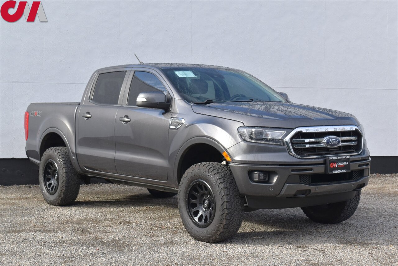 2019 Ford Ranger Lariat  4x4 XL 4dr SuperCrew 5.1 ft. SB! Back-Up Camera! Park Assist! Voice Activated Bluetooth! 4H & 4L! Tow Mode! Heated Leather Seats! LEER Truck Cap! Rhino-Rack Roof Rack! - Photo 1 - Portland, OR 97266