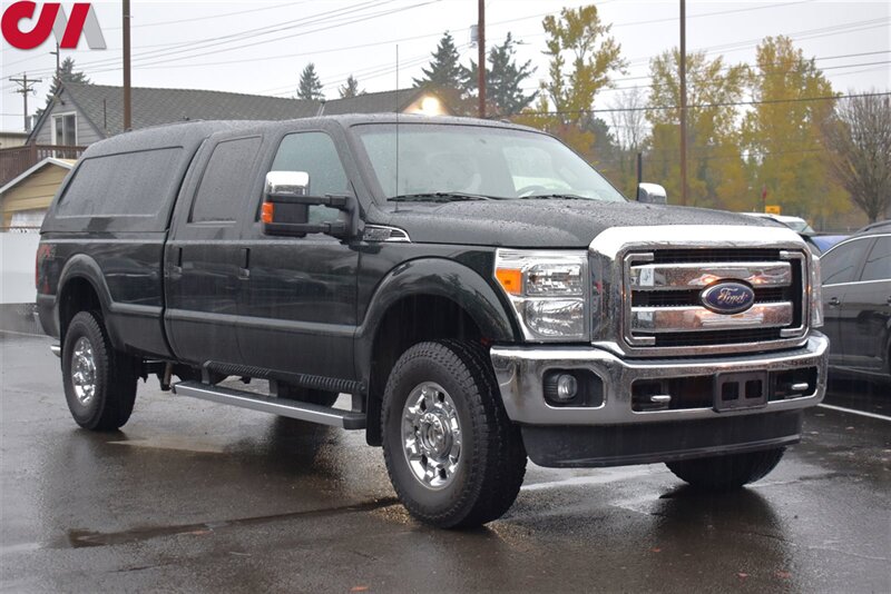 2016 Ford F-350 Super Duty XLT  4X4 4dr Crew Cab 8ft. LB SRW Pickup! 2H/4H/4L! Tow Pkg! Bluetooth/USB/Aux-In! Traction Control! LEER Hard Top Canopy! Traction Control! Keyless Entry Keypad! Tailgate Step with Assist Handle!