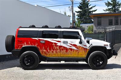 2007 Hummer H2 4dr SUV 4WD**APPOINTMENT ONLY**Custom Flame Paint! Back Up Cam! Navi! Bluetooth! Winch! LED Aux-Lighting! Heavy-Duty Front Guard! Sunroof! Tow Pkg! Bose Audio! Heated Leather Seats! PA & Siren System! - Photo 6 - Portland, OR 97266