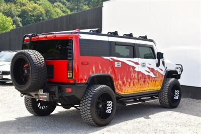 2007 Hummer H2 4dr SUV 4WD**APPOINTMENT ONLY**Custom Flame Paint! Back Up Cam! Navi! Bluetooth! Winch! LED Aux-Lighting! Heavy-Duty Front Guard! Sunroof! Tow Pkg! Bose Audio! Heated Leather Seats! PA & Siren System! - Photo 5 - Portland, OR 97266