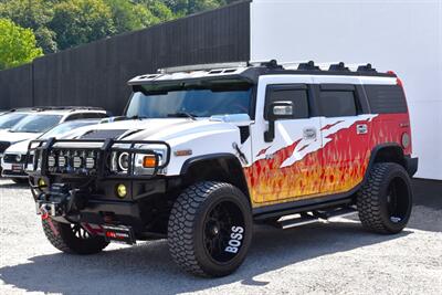 2007 Hummer H2 4dr SUV 4WD**APPOINTMENT ONLY**Custom Flame Paint! Back Up Cam! Navi! Bluetooth! Winch! LED Aux-Lighting! Heavy-Duty Front Guard! Sunroof! Tow Pkg! Bose Audio! Heated Leather Seats! PA & Siren System! - Photo 8 - Portland, OR 97266