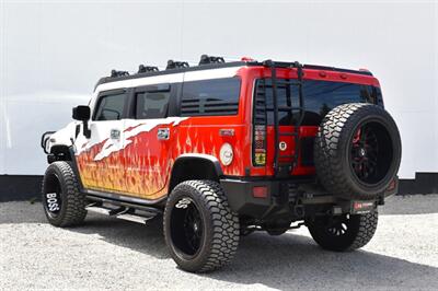 2007 Hummer H2 4dr SUV 4WD**APPOINTMENT ONLY**Custom Flame Paint! Back Up Cam! Navi! Bluetooth! Winch! LED Aux-Lighting! Heavy-Duty Front Guard! Sunroof! Tow Pkg! Bose Audio! Heated Leather Seats! PA & Siren System! - Photo 2 - Portland, OR 97266