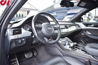 2016 Audi S8 4.0T quattro  AWD 4.0T quattro 4dr Sedan **BY APPOINTMENT ONLY** Aerial View Camera System! Bang & Olufsen System! Audi MMI Navigation! Audi Smartphone Interface! Heated Front&Back! - Photo 3 - Portland, OR 97266