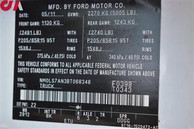 2011 Ford Transit Connect XL  4dr Cargo Mini-Van w/o Side & Rear Glass! Low Miles! Cruise Control! Bulkhead Partition! Adrian Steel Shelving! - Photo 23 - Portland, OR 97266