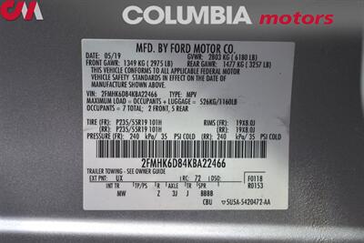 2019 Ford Flex Limited  AWD 4dr CrossoverRear View Camera! Parking Assist! Bluetooth! GPS Navigation! Power Liftgate! - Photo 34 - Portland, OR 97266