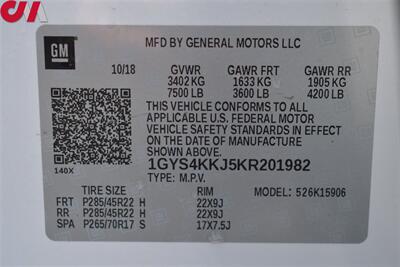 2019 Cadillac Escalade ESV Platinum  4x4 4dr SUV**BY APPOIINTMENT ONLY** 3rd Row Seats! Back Up Cam! Lane Assist! Bluetooth! Navi! Heated & Ventilated Leather Seats! Blue Ray-DVD Player! Sunroof! - Photo 35 - Portland, OR 97266