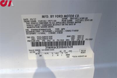 2017 Ford Flex SEL  AWD 4dr Crossover**BY APPONTMENT ONLY**Back-Up Camera! Apple CarPlay! Android Auto! GPS Nav! Heated Leather Seats! Rear Climate Control! Power Liftgate! - Photo 30 - Portland, OR 97266