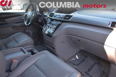 2013 Honda Odyssey Touring  4dr Mini-Van! Back-Up Camera! Blind Spot Monitor! Park Assist! Cruise Control! Bluetooth! Power Sliding Doors! Heated Leather Seats! Sunroof! Power Seats! Power Liftgate! Tow Hitch! - Photo 10 - Portland, OR 97266