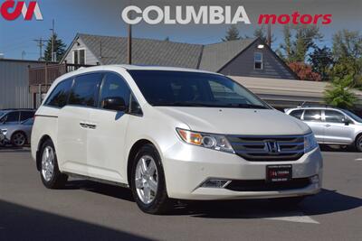 2013 Honda Odyssey Touring  4dr Mini-Van! Back-Up Camera! Blind Spot Monitor! Park Assist! Cruise Control! Bluetooth! Power Sliding Doors! Heated Leather Seats! Sunroof! Power Seats! Power Liftgate! Tow Hitch! - Photo 1 - Portland, OR 97266