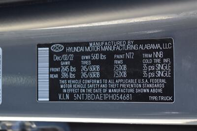 2023 Hyundai SANTA CRUZ SEL  AWD Crew Cab Truck! 4.3 ft. Bed! Drive Modes! Adaptive Cruise Control! Blind Spot Monitoring! Apple CarPlay & Android Auto! Touchscreen Infotainment! Bluetooth! Backup Camera! Versatile Bed Storage! - Photo 33 - Portland, OR 97266