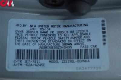 2005 Toyota Corolla LE  4dr Sedan! AM/FM stereo with CD player! Front Wheel Drive! Dual Front Airbags! Anti-Lock Brakes! Child Safety Rear Door Locks! Comfortable Interior! Power Windows & Locks! - Photo 27 - Portland, OR 97266
