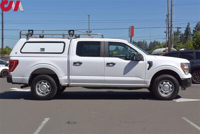 2021 Ford F-150 XL 4X4 4dr SuperCrew 5.5 ft. SB! Back Up Camera! Parking Assist! Tow Pkg! Apple CarPlay! Android Auto! Leer Canopy! Ladder Rack! All Weather Mats! - Photo 6 - Portland, OR 97266