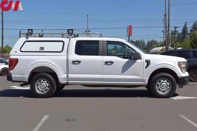 2021 Ford F-150 XL  4X4 4dr SuperCrew 5.5 ft. SB! Back Up Camera! Parking Assist! Tow Pkg! Apple CarPlay! Android Auto! Leer Canopy! Ladder Rack! All Weather Mats! - Photo 6 - Portland, OR 97266