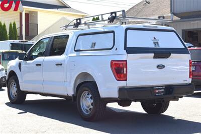 2021 Ford F-150 XL 4X4 4dr SuperCrew 5.5 ft. SB! Back Up Camera! Parking Assist! Tow Pkg! Apple CarPlay! Android Auto! Leer Canopy! Ladder Rack! All Weather Mats! - Photo 2 - Portland, OR 97266