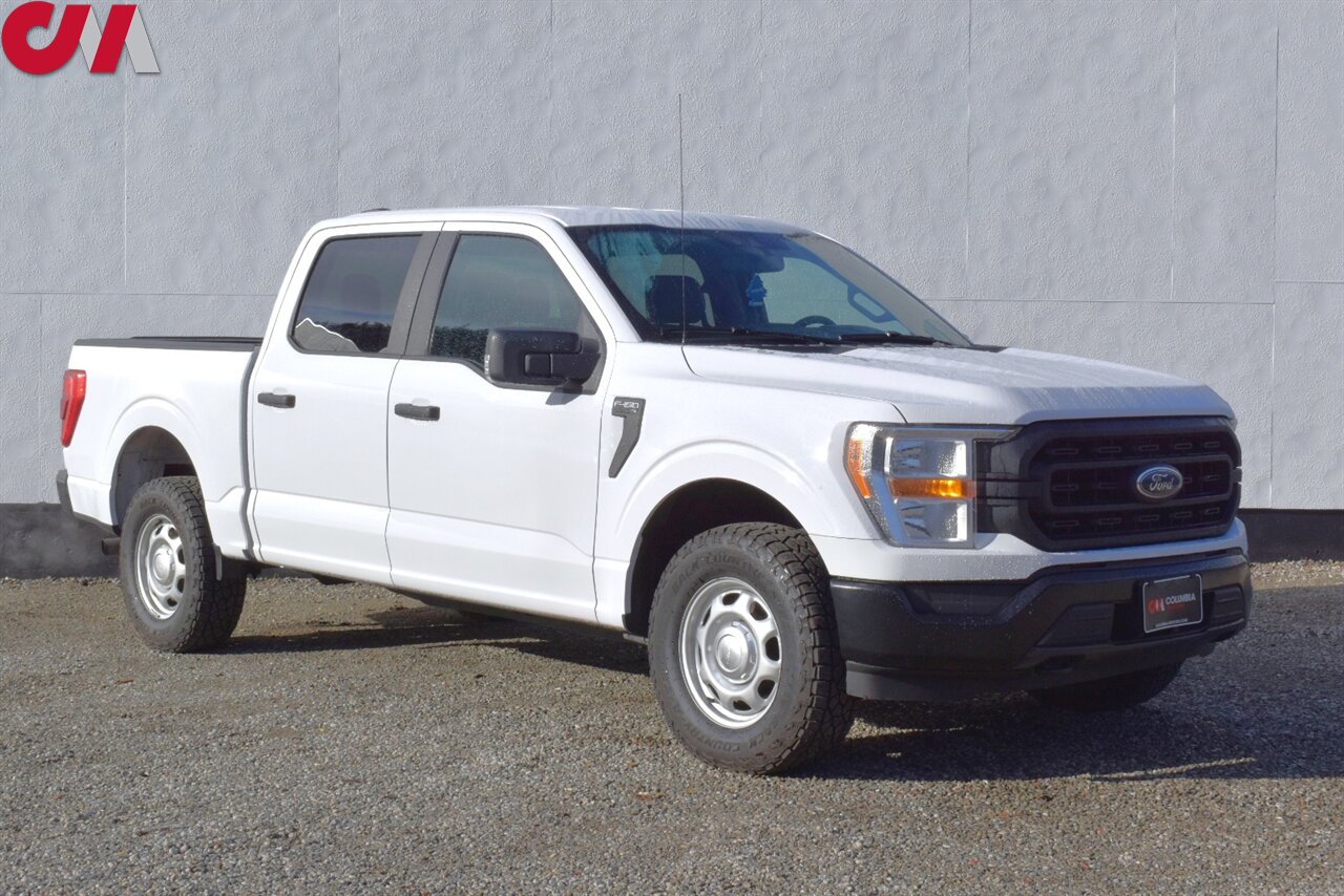 2021 Ford F-150 XL  4X4 4dr SuperCrew 5.5 ft. SB! Back Up Camera! Parking Assist! Tow Pkg! Apple CarPlay! Android Auto! Leer Canopy! Ladder Rack! All Weather Mats! - Photo 1 - Portland, OR 97266