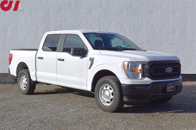 2021 Ford F-150 XL  4X4 4dr SuperCrew 5.5 ft. SB! Back Up Camera! Parking Assist! Tow Pkg! Apple CarPlay! Android Auto! Leer Canopy! Ladder Rack! All Weather Mats! - Photo 1 - Portland, OR 97266