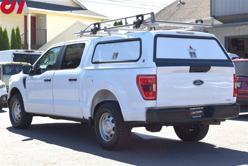2021 Ford F-150 XL  4X4 4dr SuperCrew 5.5 ft. SB! Back Up Camera! Parking Assist! Tow Pkg! Apple CarPlay! Android Auto! Leer Canopy! Ladder Rack! All Weather Mats!