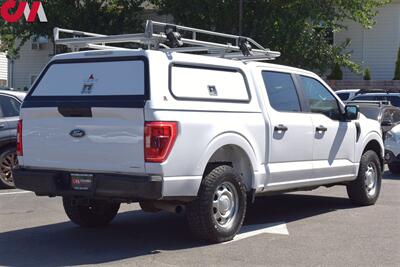 2021 Ford F-150 XL  4X4 4dr SuperCrew 5.5 ft. SB! Back Up Camera! Parking Assist! Tow Pkg! Apple CarPlay! Android Auto! Leer Canopy! Ladder Rack! All Weather Mats! - Photo 5 - Portland, OR 97266