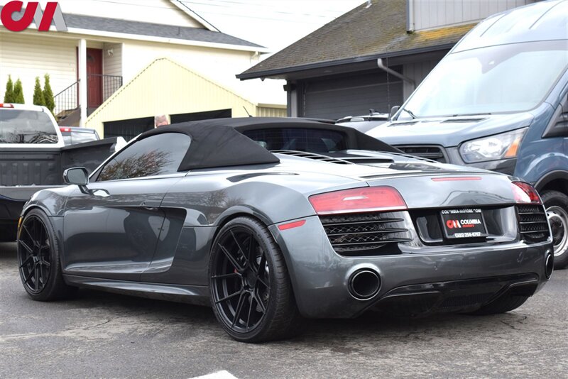 2014 Audi R8 5.2 quattro Spyder  AWD 2dr Convertible 7A V10 525hp! Heated & Enhanced Leather Seats! Parking Assist! Cross Stitched Leather! Sports Mode! Ferrada Fr8 Wheels!