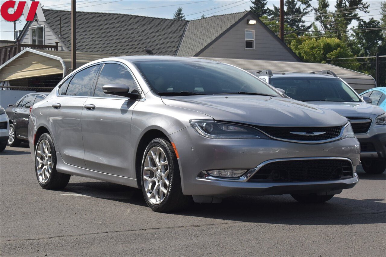 2015 Chrysler 200 C  AWD 4dr Sedan! Self Parking System! Parking Assist! Anti-Collision System! Lane Assist! Rear View Camera! Heated seats! Pano-Sunroof! Bluetooth! Alpine Sound System! All Weather Floor Mats! - Photo 1 - Portland, OR 97266