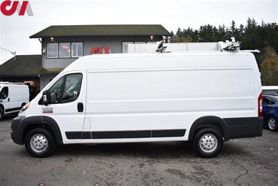 2018 RAM ProMaster 3500 159 WB  3dr High Roof Extended Cargo Van Park-View Back-Up Camera! Ranger Drop Down Ladder Rack, Double Sided! Buyers Diamond Tread Conduit Carrier! - Photo 9 - Portland, OR 97266