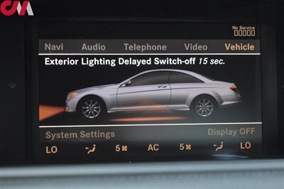 2008 Mercedes-Benz CL 550  Back Up Camera! Parking Assist! Navigation! Heated & Ventilated Leather Seats! Sunroof! Keyless Entry! Bluetooth! Harman/Kardon Sound! - Photo 21 - Portland, OR 97266