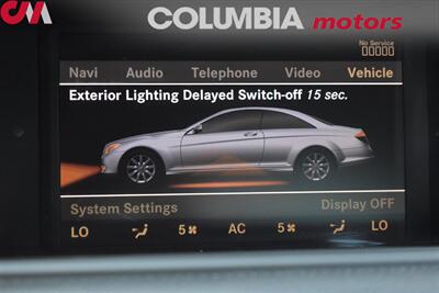 2008 Mercedes-Benz CL 550  Back Up Camera! Parking Assist! Navigation! Heated & Ventilated Leather Seats! Sunroof! Keyless Entry! Bluetooth! Harman/Kardon Sound! - Photo 21 - Portland, OR 97266