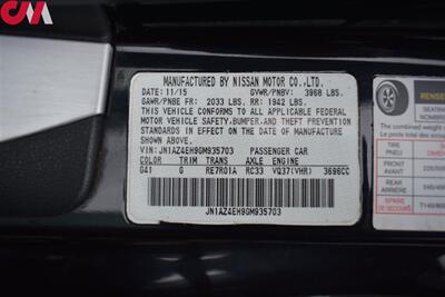 2016 Nissan 370Z  Base 2dr Coupe 7A Traction Control! Bluetooth Voice Activation! USB & AUX Plugins! Remote Keyless Entry! Keyless ignition! Assist Speed-Sensing Steering! - Photo 29 - Portland, OR 97266