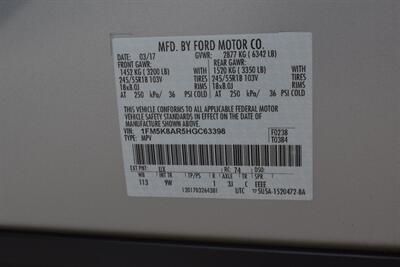 2017 Ford Explorer Police Interceptor Utility  AWD 4dr SUV**BY APPOINTMENT ONLY**Certified Calibration! Back-Up Camera! Driver Side Spotlight! Bluetooth! Cruise Control! - Photo 30 - Portland, OR 97266