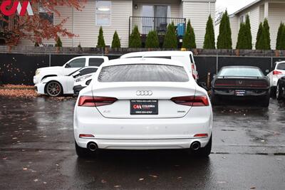 2019 Audi A5 Sportback 2.0T quattro Premium Plus  Premium Plus AWD 4dr Sportback Back-Up Camera! Collision Mitigation! Front & Rear Heated Leather Seats! Navi! Smart-Phone Interface! Sun-Roof! Power Liftgate! - Photo 4 - Portland, OR 97266