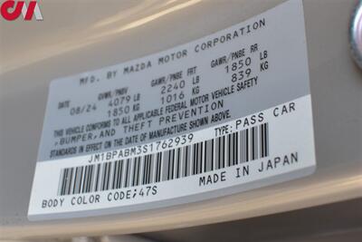 2025 Mazda Mazda3 Sedan 2.5 S Select Sport 4dr Sedan! Back Up Camera! Blind Spot Monitor! Collision Mitigation Alert! Radar Cruise Control! Bluetooth! Sport Drive Mode! Leather Interior! - Photo 32 - Portland, OR 97266