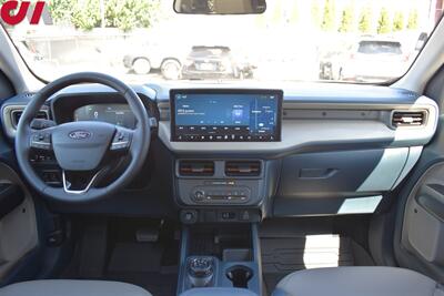 2025 Ford Maverick Lariat  AWD 4dr SuperCrew 4.5 ft. SB! 40 City/34 Hwy MPG! Aerial View Camera System! Blind Spot Monitor! Navigation! Bluetooth! Heated Leather Seats & Heated Steering Wheel! Sunroof! Tow Pkg! - Photo 12 - Portland, OR 97266