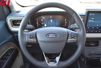 2025 Ford Maverick Lariat  AWD 4dr SuperCrew 4.5 ft. SB! 40 City/34 Hwy MPG! Aerial View Camera System! Blind Spot Monitor! Navigation! Bluetooth! Heated Leather Seats & Heated Steering Wheel! Sunroof! Tow Pkg! - Photo 13 - Portland, OR 97266