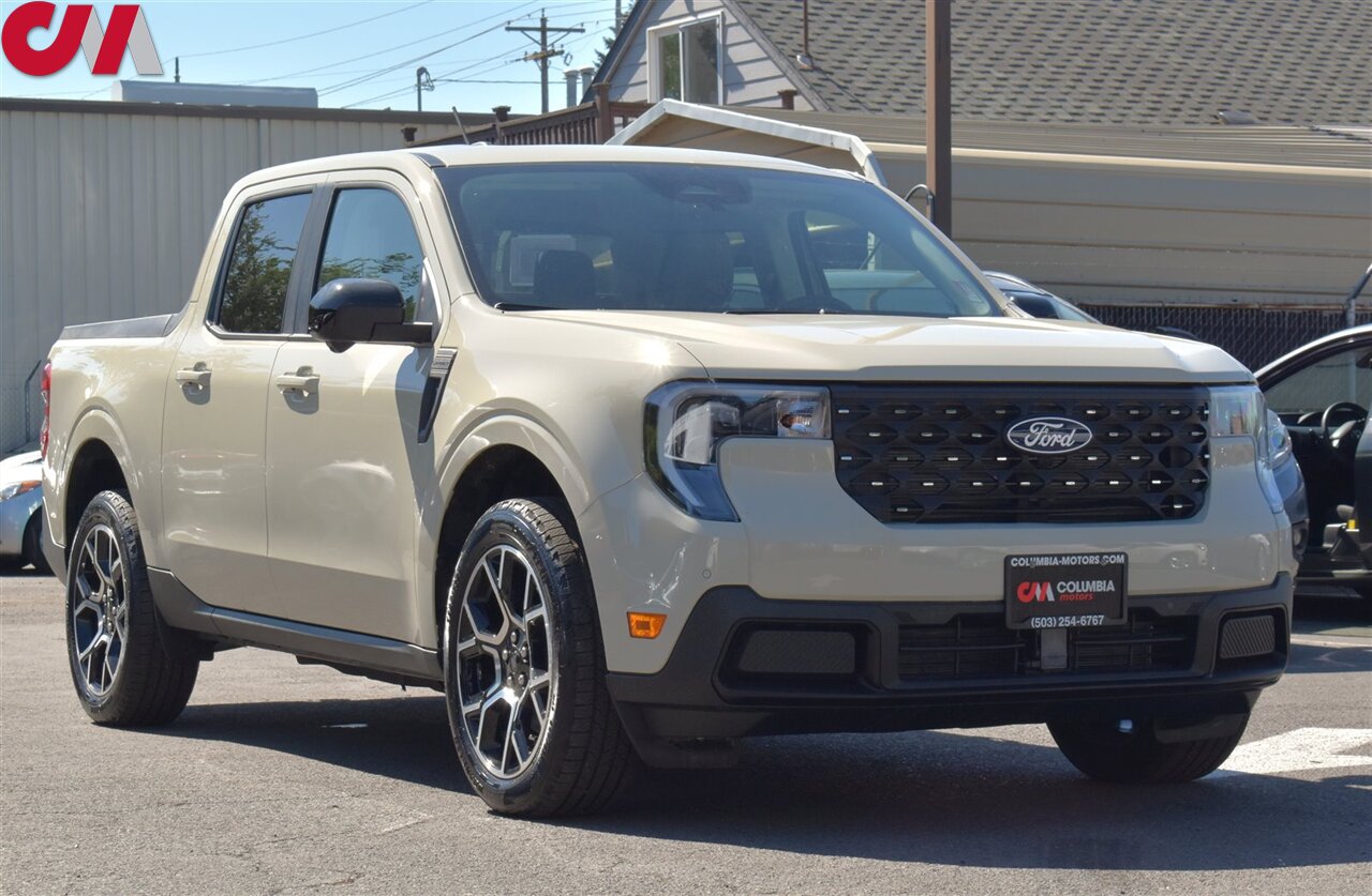 2025 Ford Maverick Lariat AWD 4dr SuperCrew 4.5 ft. SB! 40 City/34 Hwy MPG! Aerial View Camera System! Blind Spot Monitor! Navigation! Bluetooth! Heated Leather Seats & Heated Steering Wheel! Sunroof! Tow Pkg! - Photo 1 - Portland, OR 97266