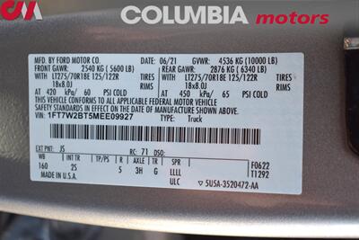 2021 Ford F-250 Super Duty XL 4x4 4dr Crew Cab 6.8 ft. SB PickupBack-Up Camera! Apple CarPlay! Bluetooth! Tow Pkg! Heated Seats! Fuel Rims w/ Maxxis MT Tires! - Photo 40 - Portland, OR 97266