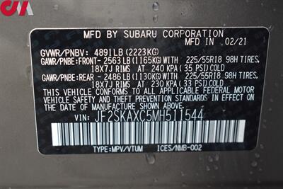 2021 Subaru Forester Touring  AWD 4dr Crossover! Eye Sight Assist! X-Mode! SI-Drive! Blind Spot Monitor! Back-Up Cam! GPS Nav! Heated Leather Seats! Power Liftgate! Roof Rack! - Photo 40 - Portland, OR 97266