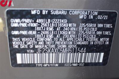 2021 Subaru Forester Touring AWD 4dr Crossover! Eye Sight Assist! X-Mode! SI-Drive! Blind Spot Monitor! Back-Up Cam! GPS Nav! Heated Leather Seats! Power Liftgate! Roof Rack! - Photo 31 - Portland, OR 97266