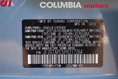 2023 Subaru Crosstrek Premium AWD 4dr Crossover CVT! EyeSight Assist! X-Mode! SI-Drive! Adaptive Cruise Control! Back-Up Camera! Apple CarPlay! Android Auto! Heated Seats! Trunk Cargo Cover! Roof Rails! - Photo 30 - Portland, OR 97266