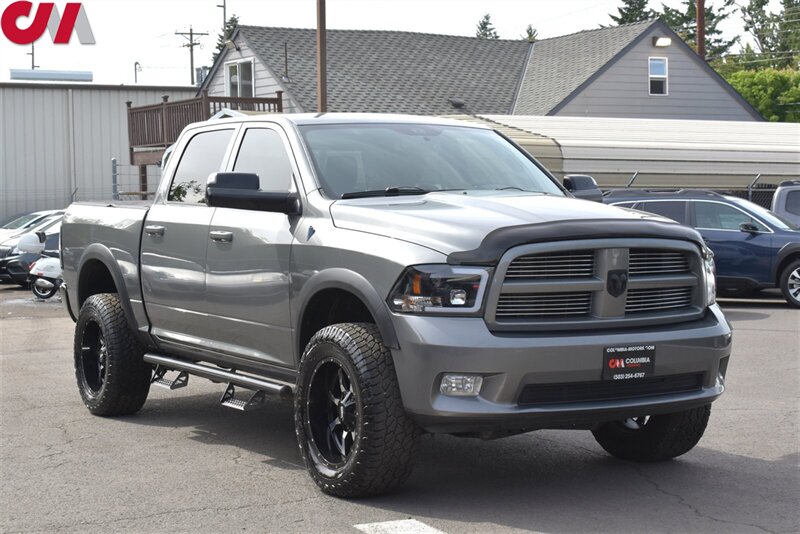 2012 RAM 1500 Sport  4x4 4dr Crew Cab 5.5 ft. SB Pickup! Tow Pkg! Apple CarPlay! Android Auto! AC! Heater! Roll-Up Tonneau Cover! Running Boards! All Weather Floor Mats!