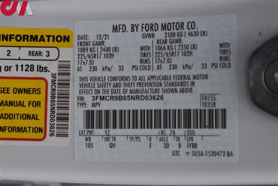 2022 Ford Bronco Sport Big Bend AWD 4dr SUV! Ford Co-Pilot 360! Back Up Camera! Bluetooth/USB! G.O.A.T. Drive Modes-(Eco/Sport/Mud/Snow/Rock Crawl)! Heated Seats! Roof Rails! - Photo 31 - Portland, OR 97266