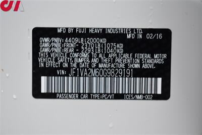 2016 Subaru WRX Sedan 4D STI AWD 2.5L H4 Turbo  AWD 4dr Sedan! 6 Speed Manual! SI-Drive! Back-Up Camera! Bluetooth! Google Maps! Heated Alcantara/Leather Seats! Airlift Performance Suspension! Cold Air Intake & Exhaust! - Photo 37 - Portland, OR 97266