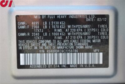 2012 Subaru Outback 3.6R Limited AWD 4dr Wagon! Bluetooth & Aux! Heated Leather Seats! Traction Control! Brake Assist! Sunroof! Tow-Hitch! Roof-Rails! - Photo 31 - Portland, OR 97266