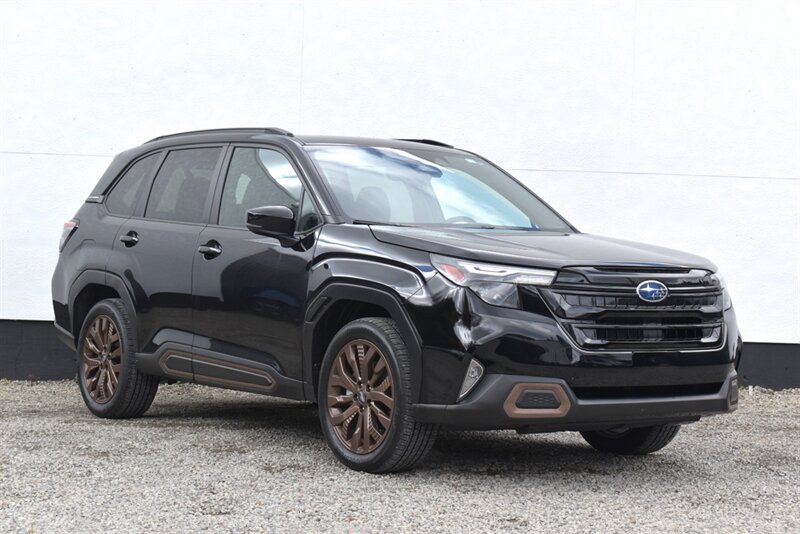 2025 Subaru Forester Sport  AWD 4dr Crossover! X-Mode! SI-Drive! Back Up Camera! Apple CarPlay! Android Auto! Heated Leather Seats! Powered Liftgate! Sunroof!