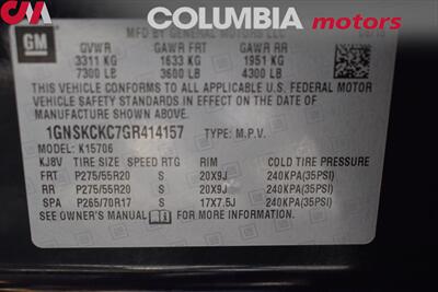 2016 Chevrolet Tahoe LTZ 4X4 LTZ 4dr SUV! 3rd Row Seats! Back Up Camera! Bluetooth w/Voice Activation! Heated & Cooled Leather Seats! Sunroof! - Photo 26 - Portland, OR 97266